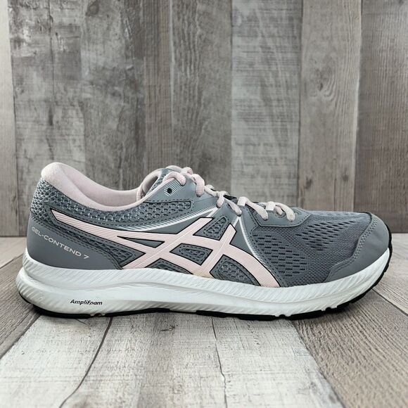 Asics Gel Contend 7 Women's Running Shoes Sneaker Gray Pink Size 11 1012A911 - Picture 7 of 16